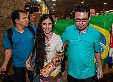 Yoani chega ao Brasil 