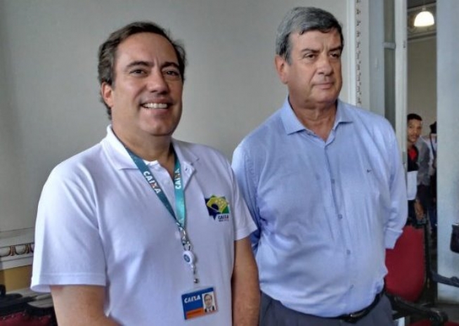 Visita do presidente da Caixa consolida relao entre Feira e a instituio, diz prefeito